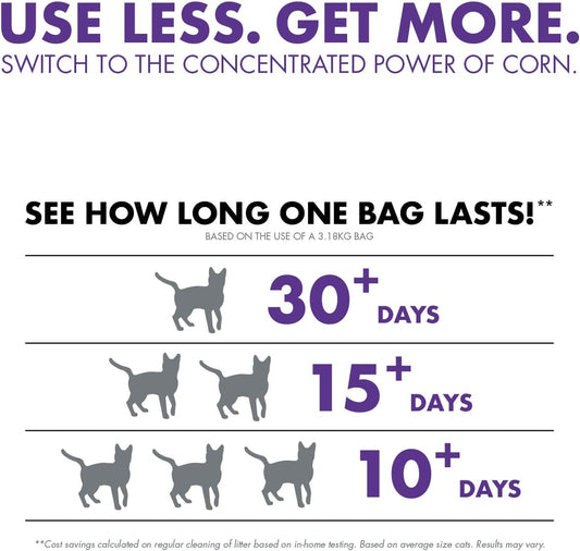 World's Best Cat Litter, Clumping, Biodegradable, Lavender 3.18kg?FBA_WB3.18KGL