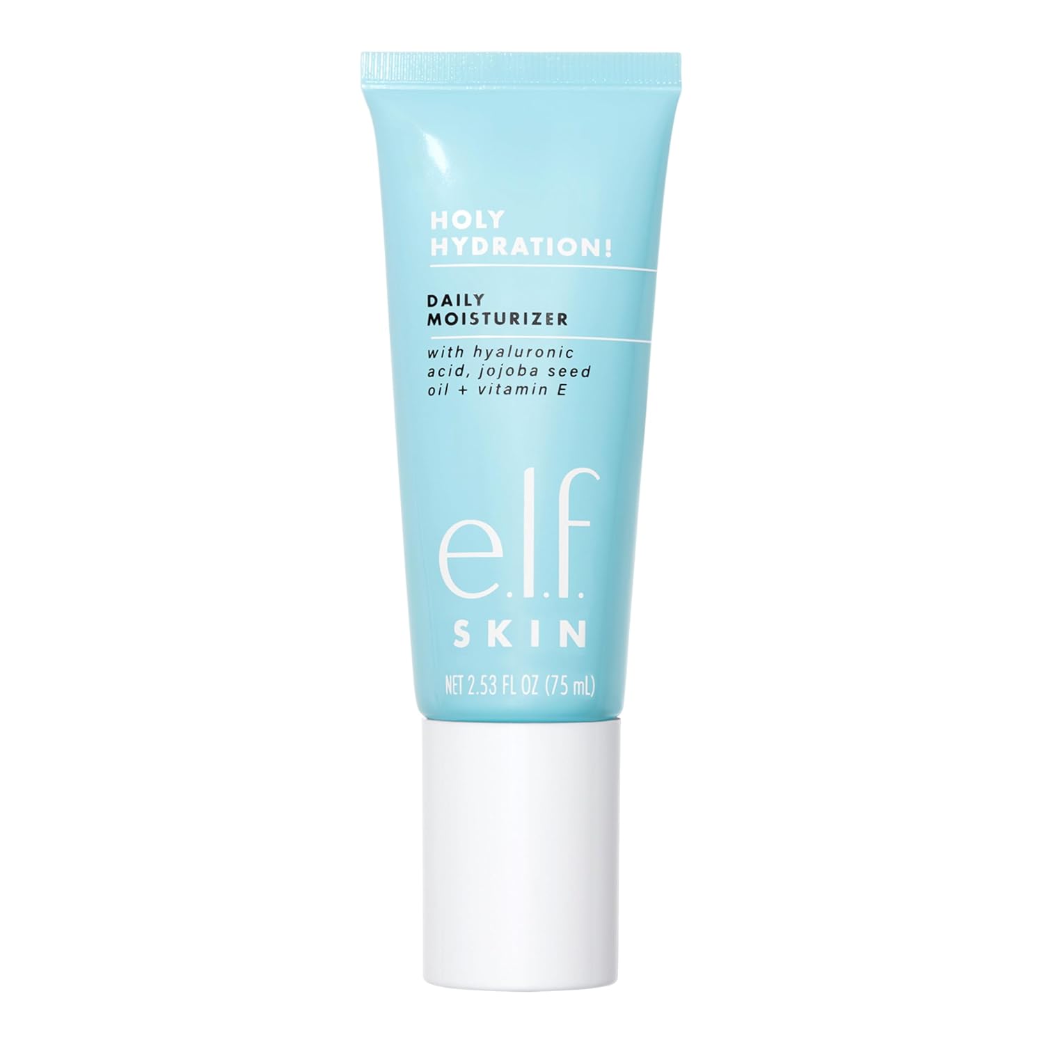 E.L.F. Skin Daily Hydration Moisturizer, Ultra-Hydrating Formula, Infused With Aloe, Jojoba Oil & Shea Butter, Vegan & Cruelty-Free, 2.53 Fl Oz