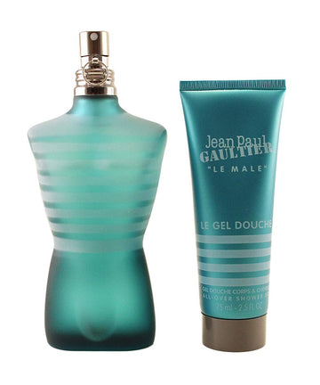 Jean Paul Gaultier Le Male 2 Pc. Gift Set For Men | Edt 4.2 Oz + All Over S/G 2.5 Oz For Men By 4.2 Fl Oz
