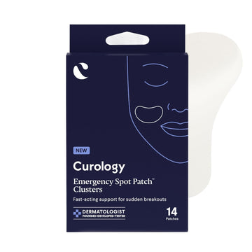 Curology Emergency Spot Pimple Patch Clusters For Breakouts, Large, Fast Acting, 14 Count
