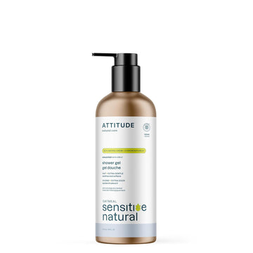 Attitude Body Wash For Sensitive Skin, Ewg Verified Shower Gel, Soothing Oat, Dermatologically Tested, Plant And Mineral-Based, Vegan Personal Care, Unscented, Bulk Refill, 67.6 Fl Oz