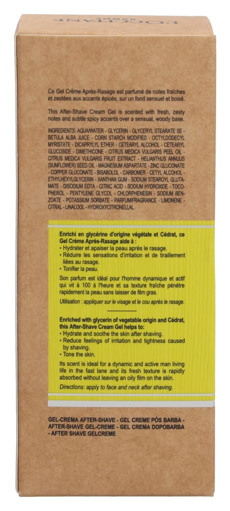L'Occitane Eau De Cédrat After-Shave Cream Gel 2.50 Fl. Oz : Beauty & Personal Care