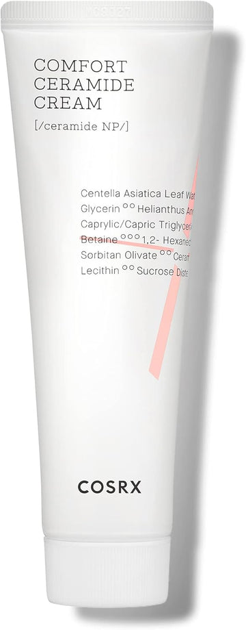 Cosrx Balancium Comfort Ceramide Cream, 2.82 Oz/80G | 50% Centella Asiatica Soothing & Long-Lasting Facial Moisturiser For Dry Skin | Matte Finish | Korean Skin Care, Animal Testing Free, Paraben Free