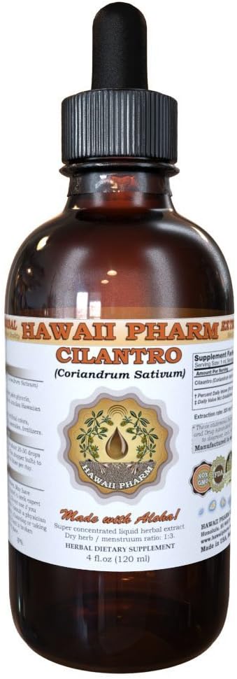 Hawaiipharm Cilantro (Coriandrum Sativum) Liquid Extract 4 Oz