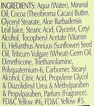 Fruit Of The Earth Cocoa Butter Cream Jar, 4 Oz. : Beauty & Personal Care
