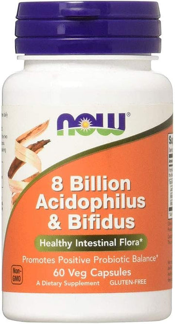 Now Foods, Acidophilus and Bifidus 8 Billion 240 Capsules