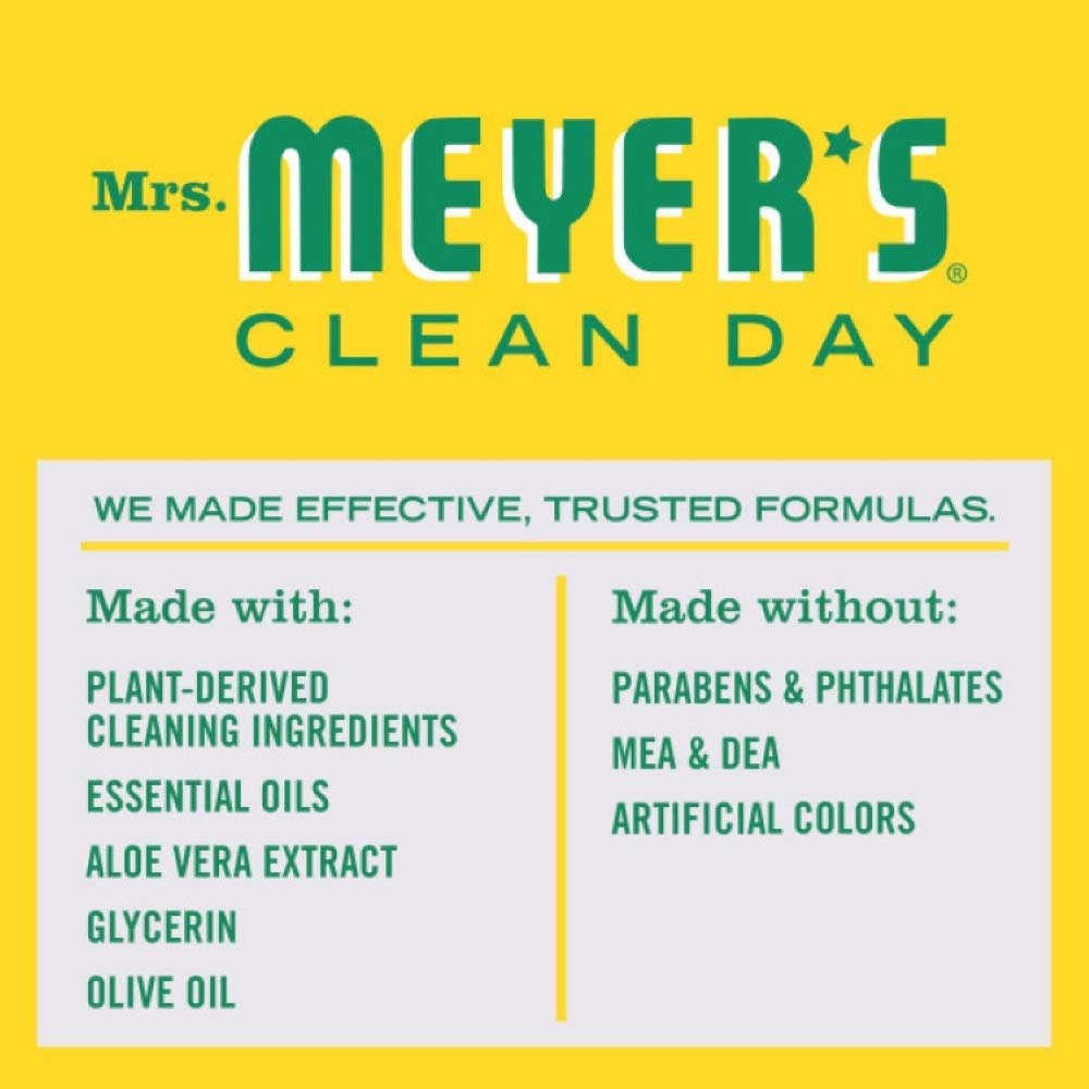 MRS. MEYER'S CLEAN DAY Hand Soap, Made with Essential Oils, Biodegradable Formula, Honeysuckle, 12.5 fl. oz - Pack of 6 : Beauty & Personal Care