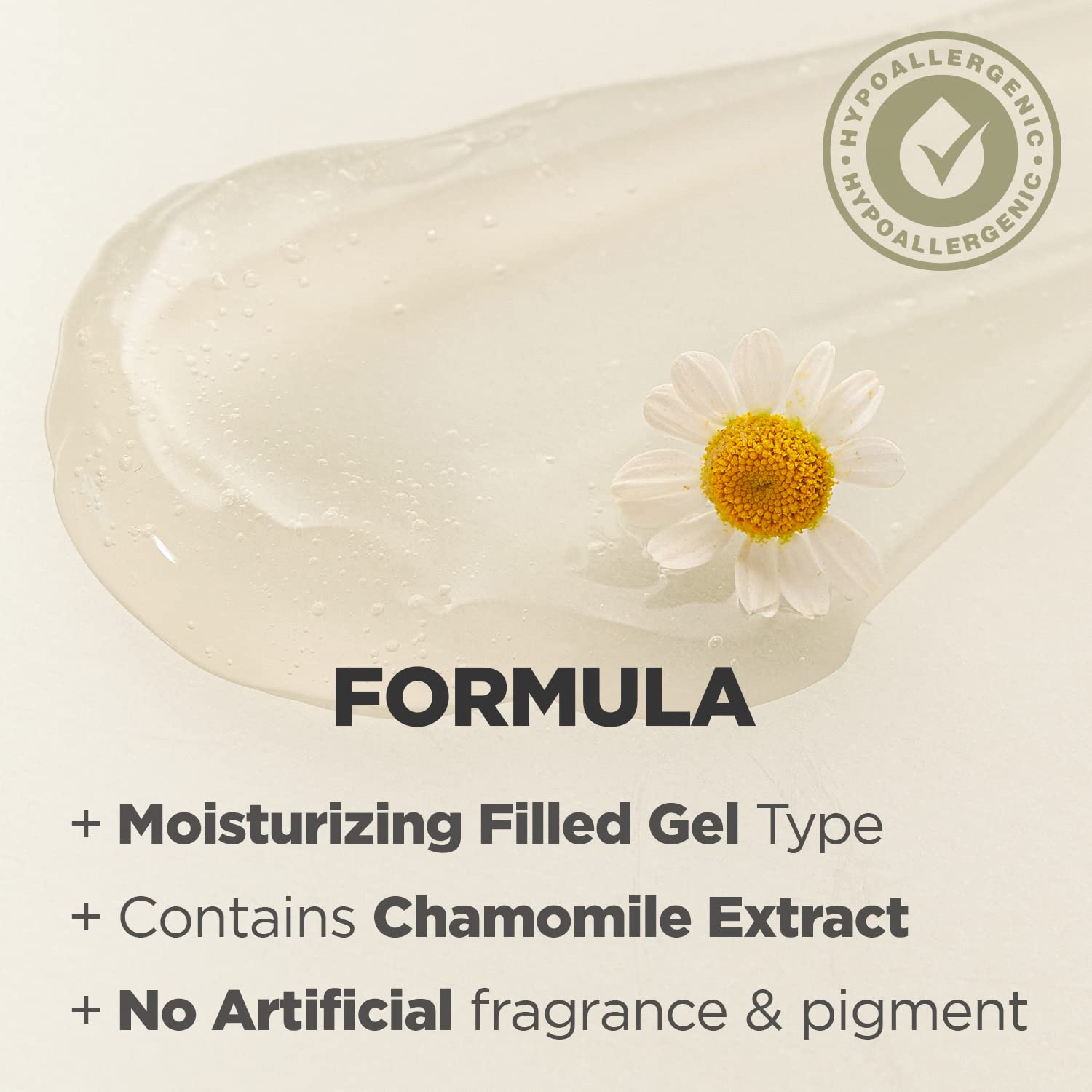 Relief Chamomile Gel Toner - Gentle Soothing Moisturizer - Cooling & Moisturizing For Heated And Sensitive Skin - Hypoallergenic Refreshing Gel Formula, 6.76 Fl.Oz