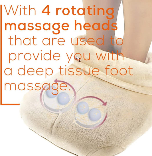 Beurer Shiatsu Soothing, Foot Warming Deep Tissue Massager, Relaxing V