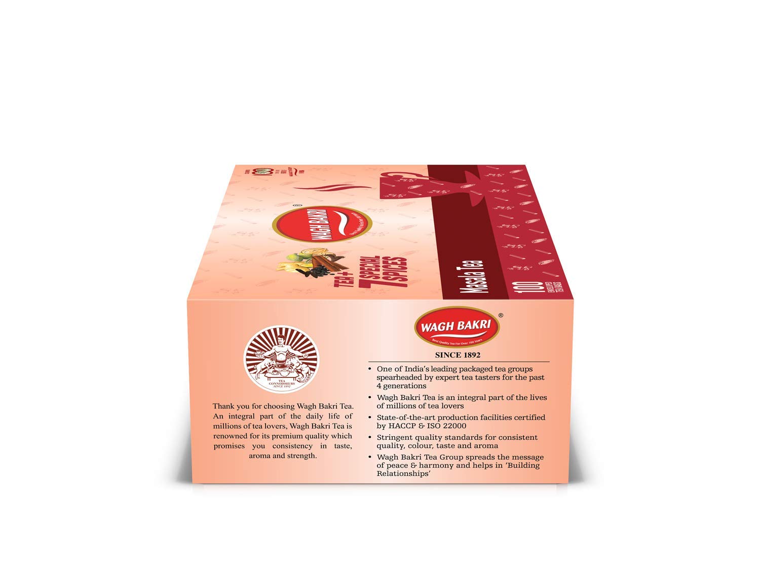 Wagh Bakri Masala Chai 100'S (Pack Of 3)