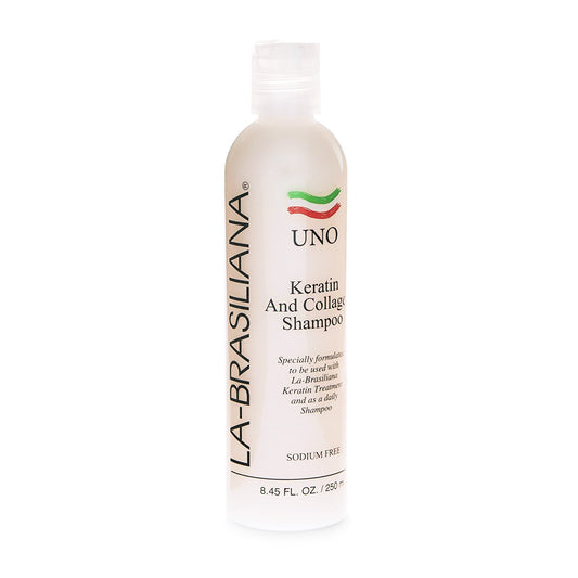 La-Brasiliana Uno Keratin And Collagen Shampoo, 8.45 Fl.Oz