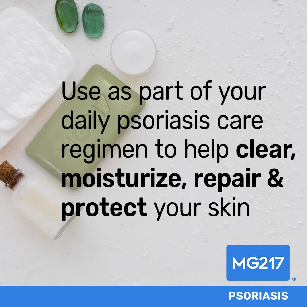 Mg217 Psoriasis Dead Sea Exfoliating Bar Soap, Smooth & Soothe With Natural Exfoliating Agents, Aloe Vera, Papaya And Pineapple Extract For Psoriasis Skincare, 5Oz : Beauty & Personal Care