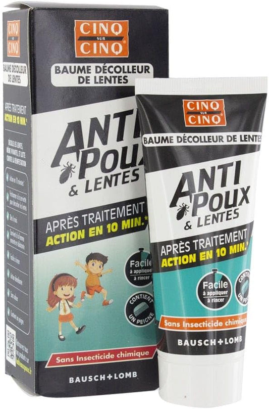 Cinq Sur Cinq, 60Ml Lente Décolleur Baume, Head Lice Treatment And Nit Removal