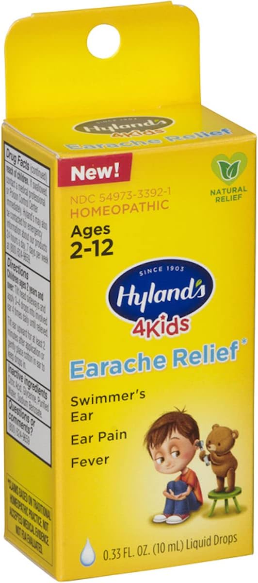 Hyland's Swimmers Ear Relief, Kids, Discontinued 0.33 Fl Oz : Health & Household