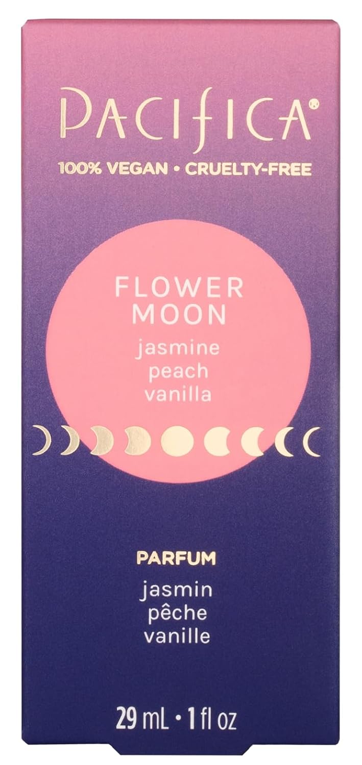 Pacifica Beauty Flower Moon Spray Perfume - Passion, Euphoria, Jasmine, Peach, Vanilla, Musk - Clean, Vegan, 1 Fl Oz : Beauty & Personal Care
