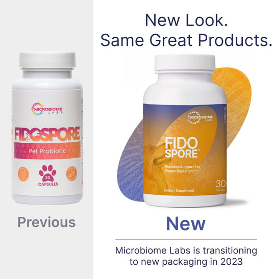 Microbiome Labs Kids & Pet Probiotic Bundle - Megasporebiotic For Children + Fidospore Spore Based Probiotics For Dogs And Cats