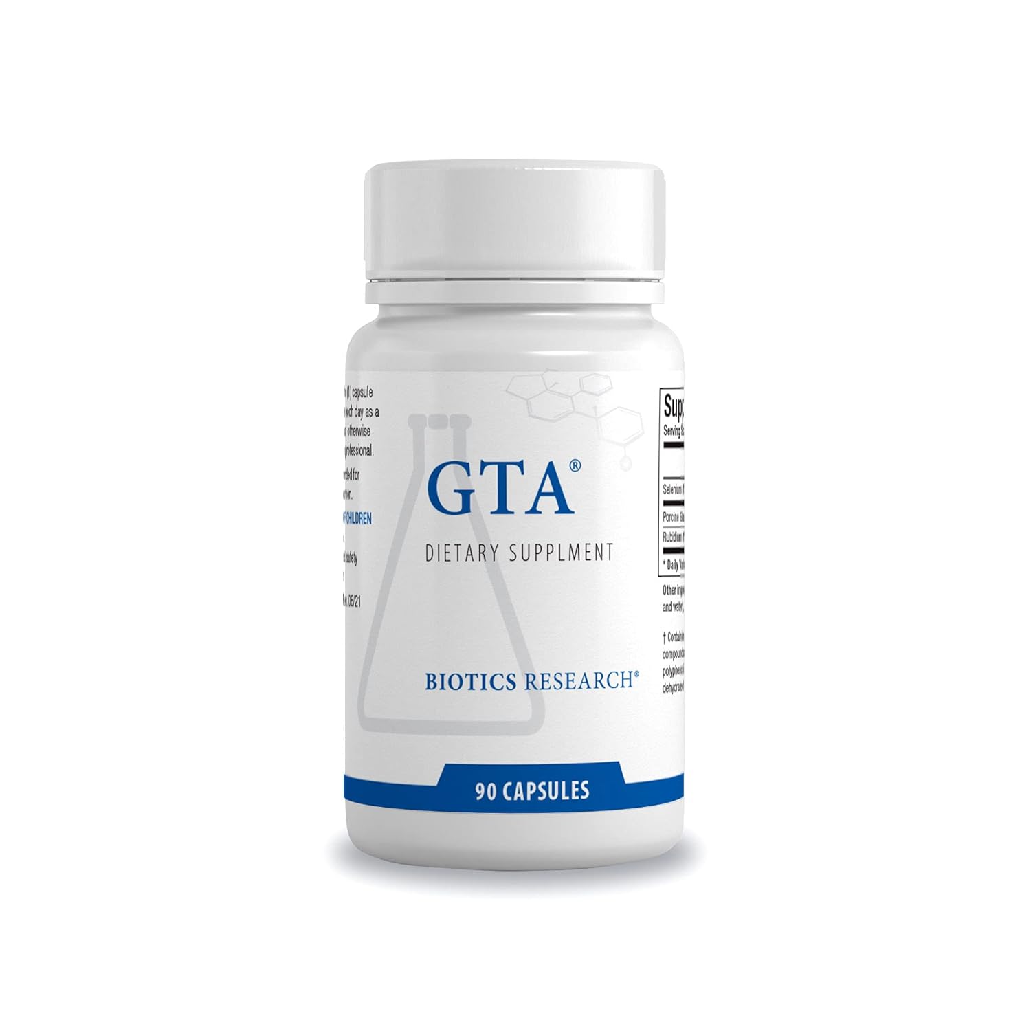 Biotics Research Gta® – Endocrine Glands Support, Promotes Optimal Hormonal Balance. Contains Porcine Glandular, Phytochemically Bound Trace Elements™ Selenium, Rubidium, Sod, Catalase 90 Caps