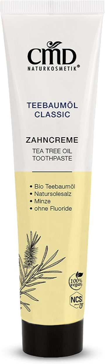 Tea Tree Oil Toothpaste With Sea Salt And Mint 75 Ml