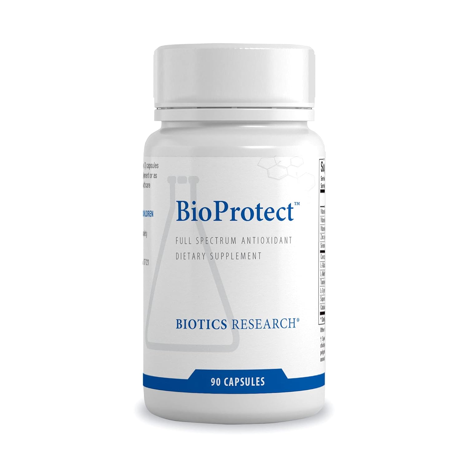 Bioprotect Powerful Full Spectrum Antioxidant Formula, Protects Body From Oxidative Damage, Supports Overall Health, Immune Health, Cardiovascular Health 90 Capsules