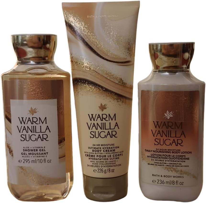 Bath & Body Works Warm Vanilla Sugar Gift Set By Bath & Body Works