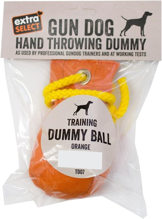 Extra Select Gun Dog Training Dummy Ball, Orange :Pet Supplies