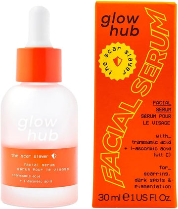 Glow Hub The Scar Slayer Facial Serum With Vitamin C For Anti-Pigmentation And Blemish Prone Skin 30Ml
