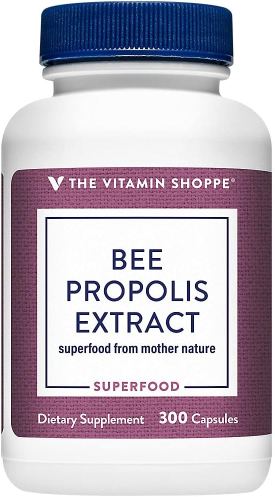 The Vitamin Shoppe Bee Pollen Extract 250MG, Superfood with Bee Propol