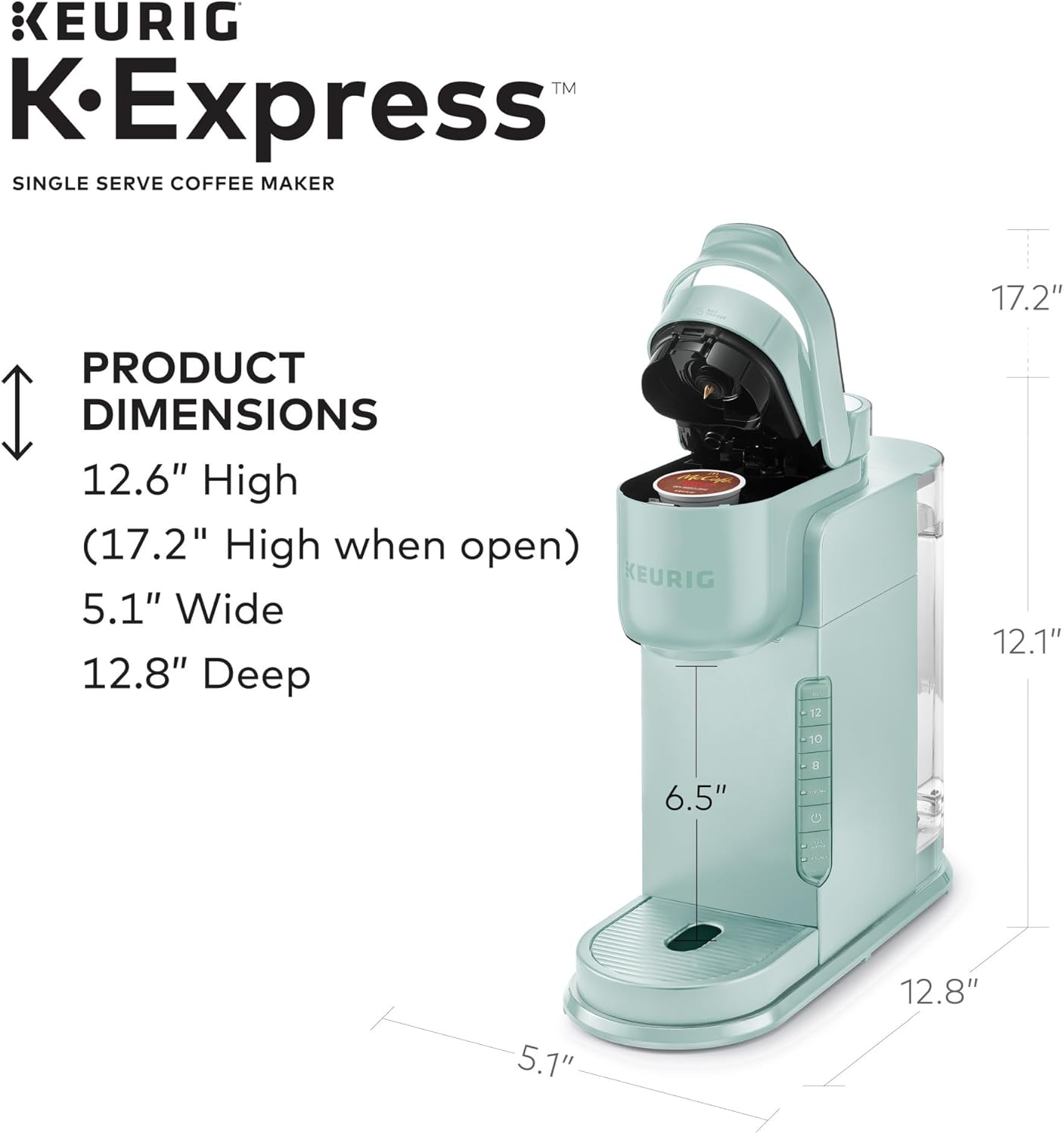 Keurig K-Express Coffee Maker, Single Serve K-Cup Pod Coffee Brewer, Mint: Home & Kitchen