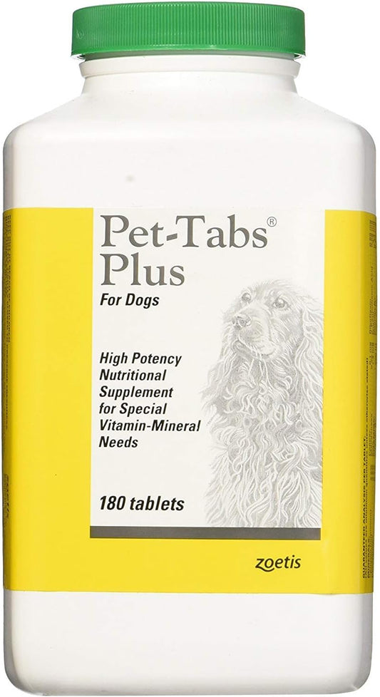 Pet-Tabs Plus For Dogs - 180 Tabs : Pet Supplies