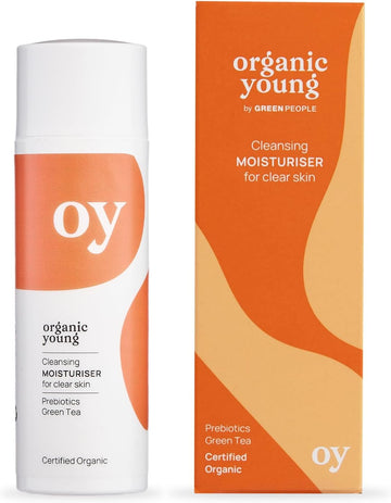 Green People Oy Clear Skin Moisturiser - Organic Young For Teen Skin - Paraben & Alcohol Free - Vegan, 50Ml