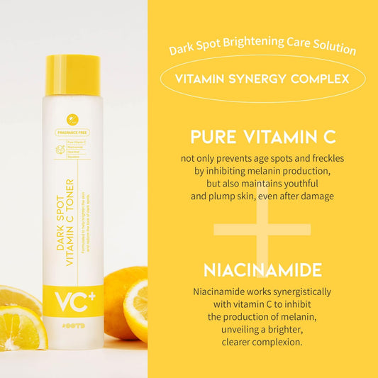 Vitamin C Toner For Face – Formula With Niacinamide, Heartleaf, And Squalane – 8.45 Fi Oz