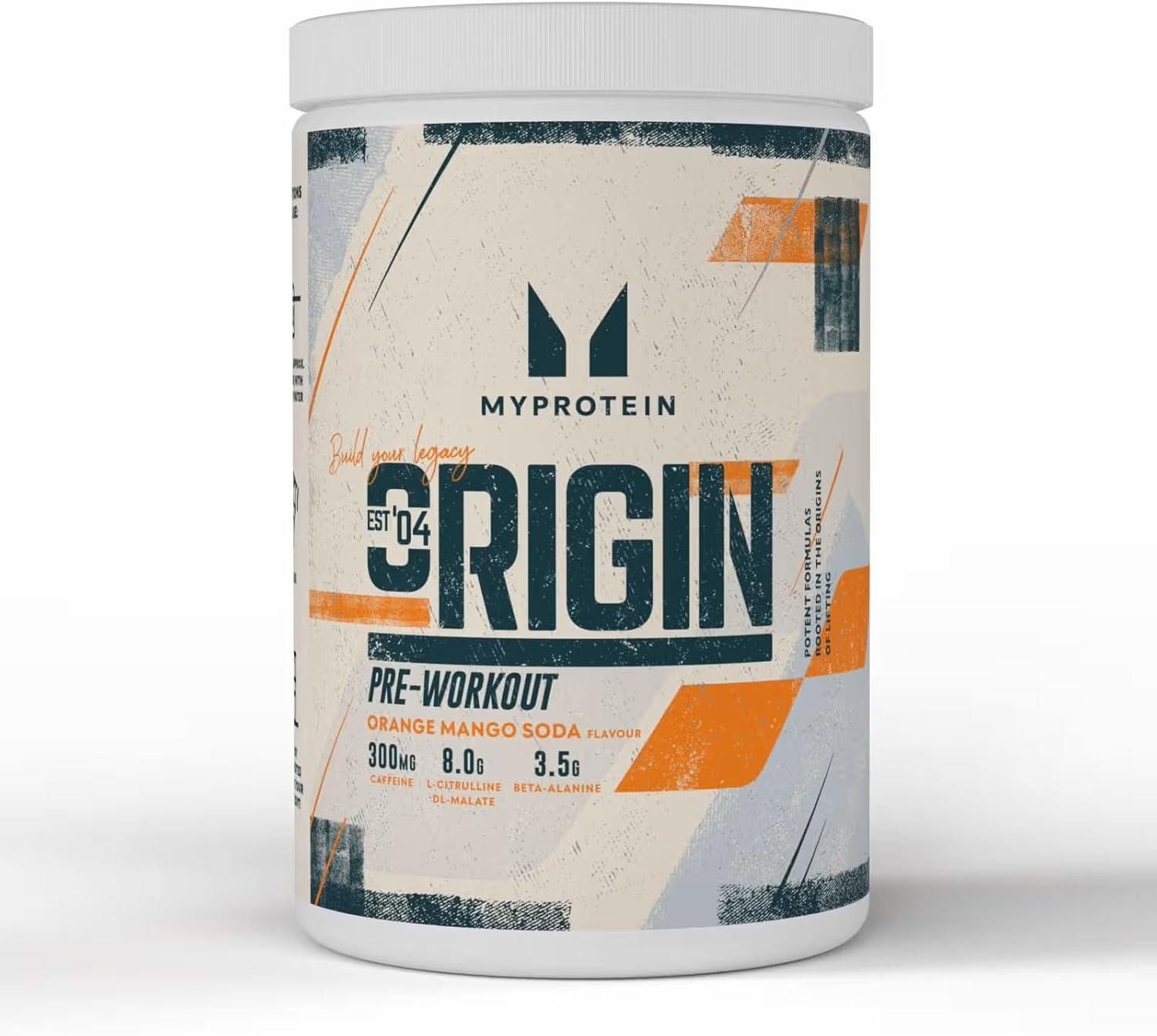 Myprotein Origin Pre-Workout Power with Beta Alanine and Caffeine, Orange and Mango, 600 g : Amazon.co.uk: Health & Personal Care