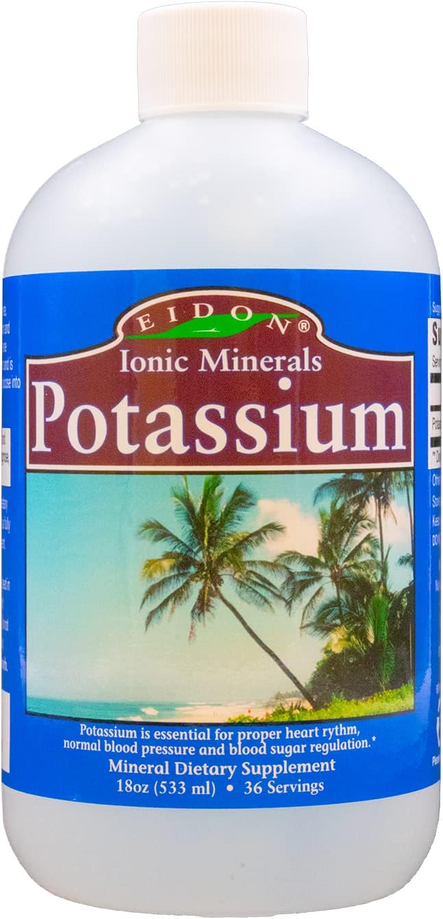Eidon Liquid Potassium Supplement - Potassium Chloride Drops, Essentia