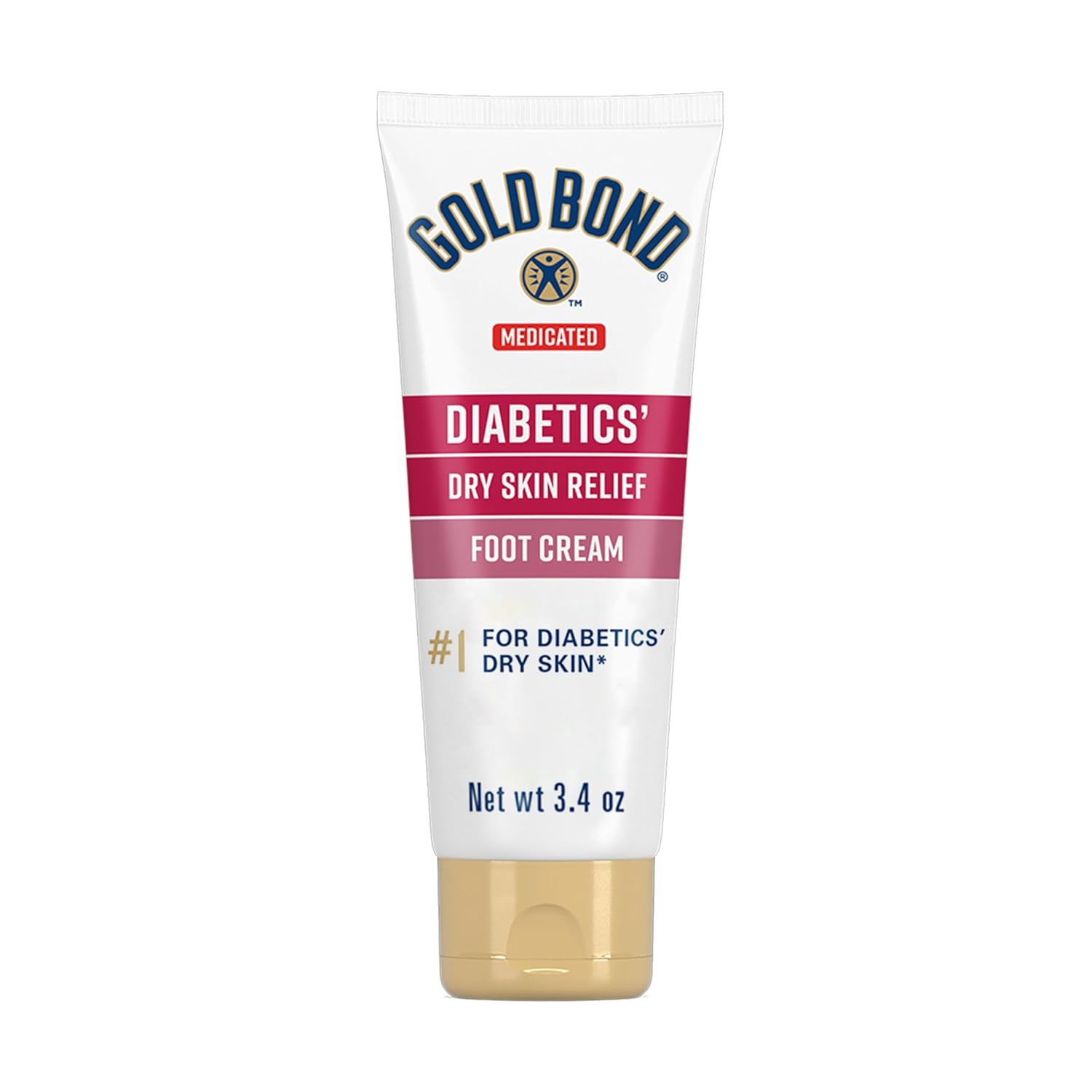 Gold Bond Ultimate Diabetics' Dry Skin Relief Foot Cream 3.4 oz., Soothes Skin Discomfort