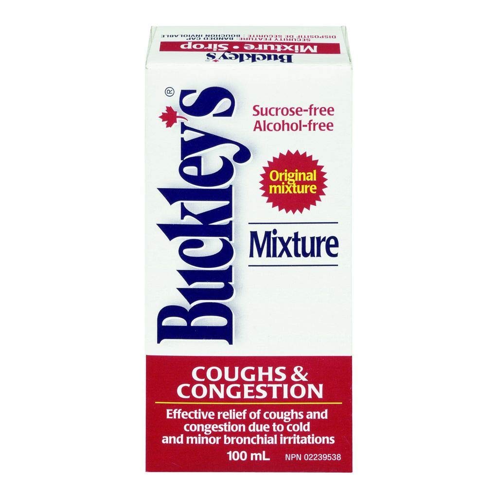 Buckleys Original Cough Congestion Syrup (2 Bottles Of 100Ml) : Health & Household