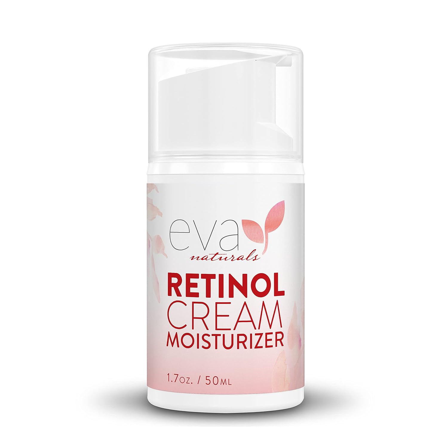 Eva Naturals Anti-Aging Retinol Cream - Day & Night Moisturizer with Hyaluronic Acid & Vitamin E, Reduces Fine Lines & Dark Spots (2 oz)