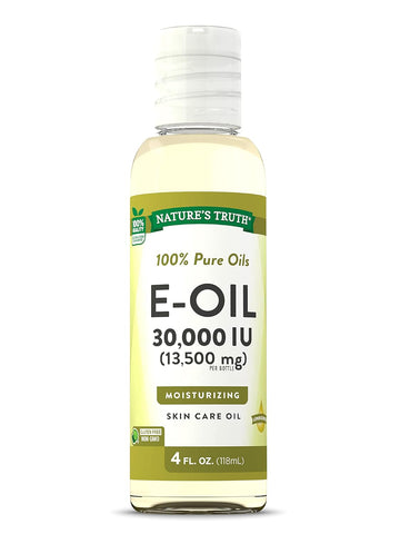 Nature'S Truth Vitamin E Oil For Skin 30,000 Iu | 100% Pure | 4 Oz | Lemon Scented | Gc/Ms Tested