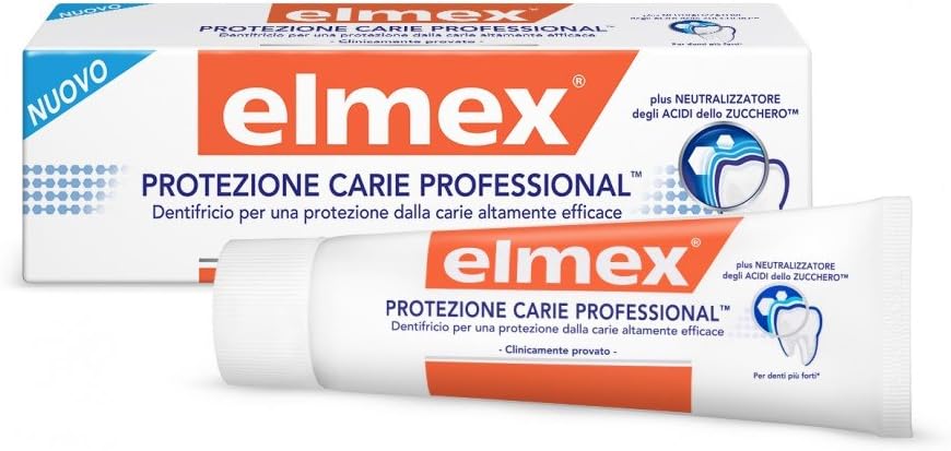 Elmex Prot Carie Profes Toothpaste 75Ml Unflavored Tube