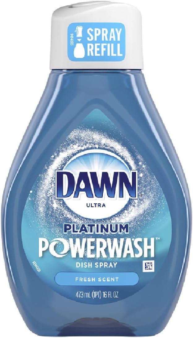 Dawn Platinum Powerwash Dish Spray, Dish Soap, Fresh Scent Refill, 16 Fl Oz (Pack of 6) : Health & Household