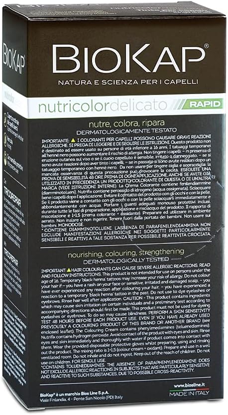 Bios Line Biokap Nutricolor Delicato Rapid 2.9 Dark Brown Chocolate 135 Ml