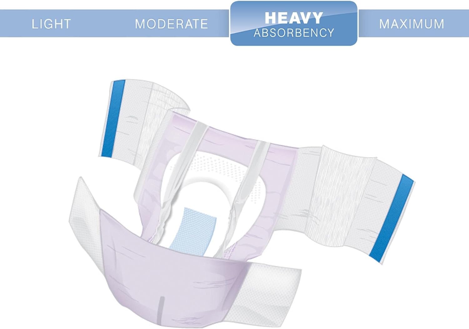 McKesson Ultra Plus Stretch Briefs, Incontinence, Heavy Absorbency, Medium, 20 Count, 1 Pack