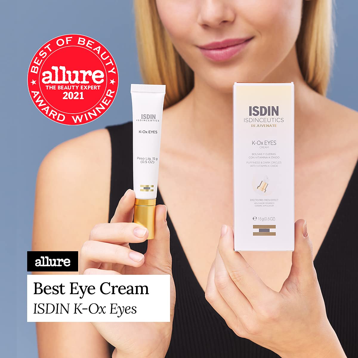 ISDIN Bundle Sunscreen & Under-Eye Treatment - Eryfotona Ageless Tinted Mineral Sunscreen & K-Ox Under-Eye Brightening Cream : Beauty & Personal Care