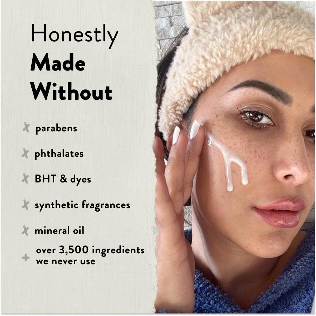 Honest Beauty Honestly Pure Nightly Retinyl Serum | Moisturizes, Exfoliates, Reduces Fine Lines + Wrinkles | Retinyl Linoleate + Hyaluronic Acid | Vegan + Cruelty Free | 1 fl oz : Beauty & Personal Care