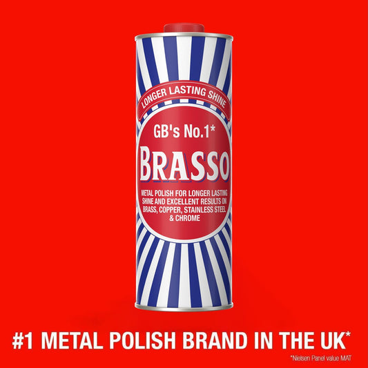 Brasso Metal Polish 1 Litre Polishing Tool For Brass, Copper & Stainless Steel