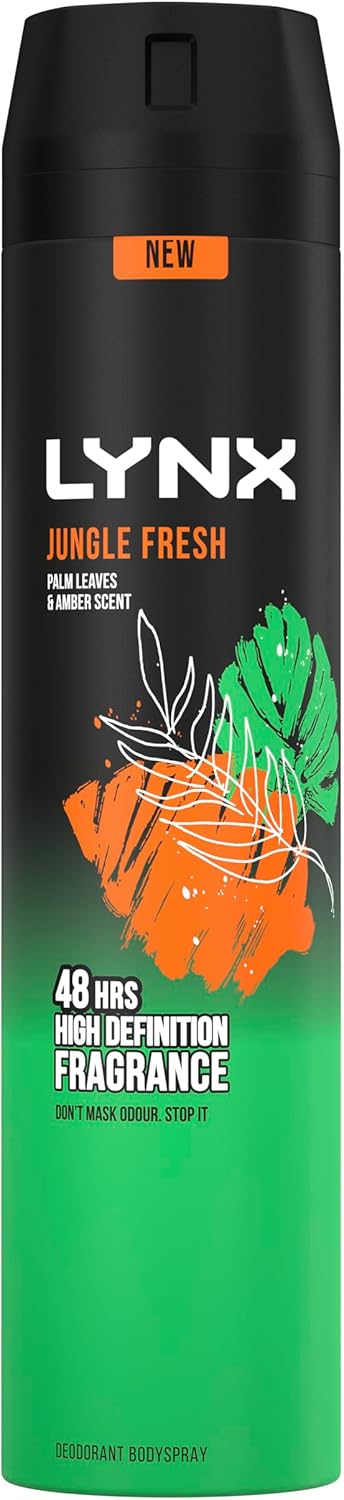 Lynx Jungle Fresh Body Spray 250 Ml