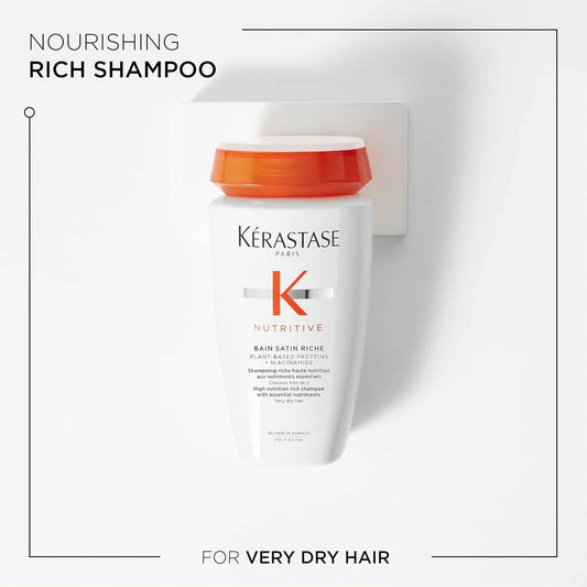 Kerastase Nutritive Bain Satin Riche 250Ml Lait Vital 200Ml