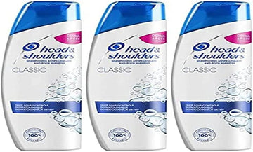Head & Shoulders, Classic Anti-Dandruff Moisturising Shampoo, Cleans And Moisturizes Your Hair And Scalp, Pack Of 3 X 500 Ml