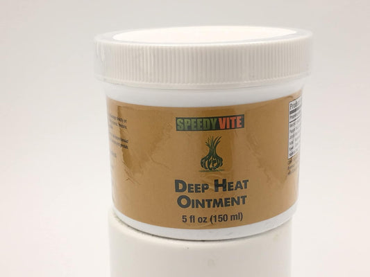 Deep Heat Ointment Speedyvite® 5Oz Cayenne Arnica Menthol Ginger Root St Johns Wort