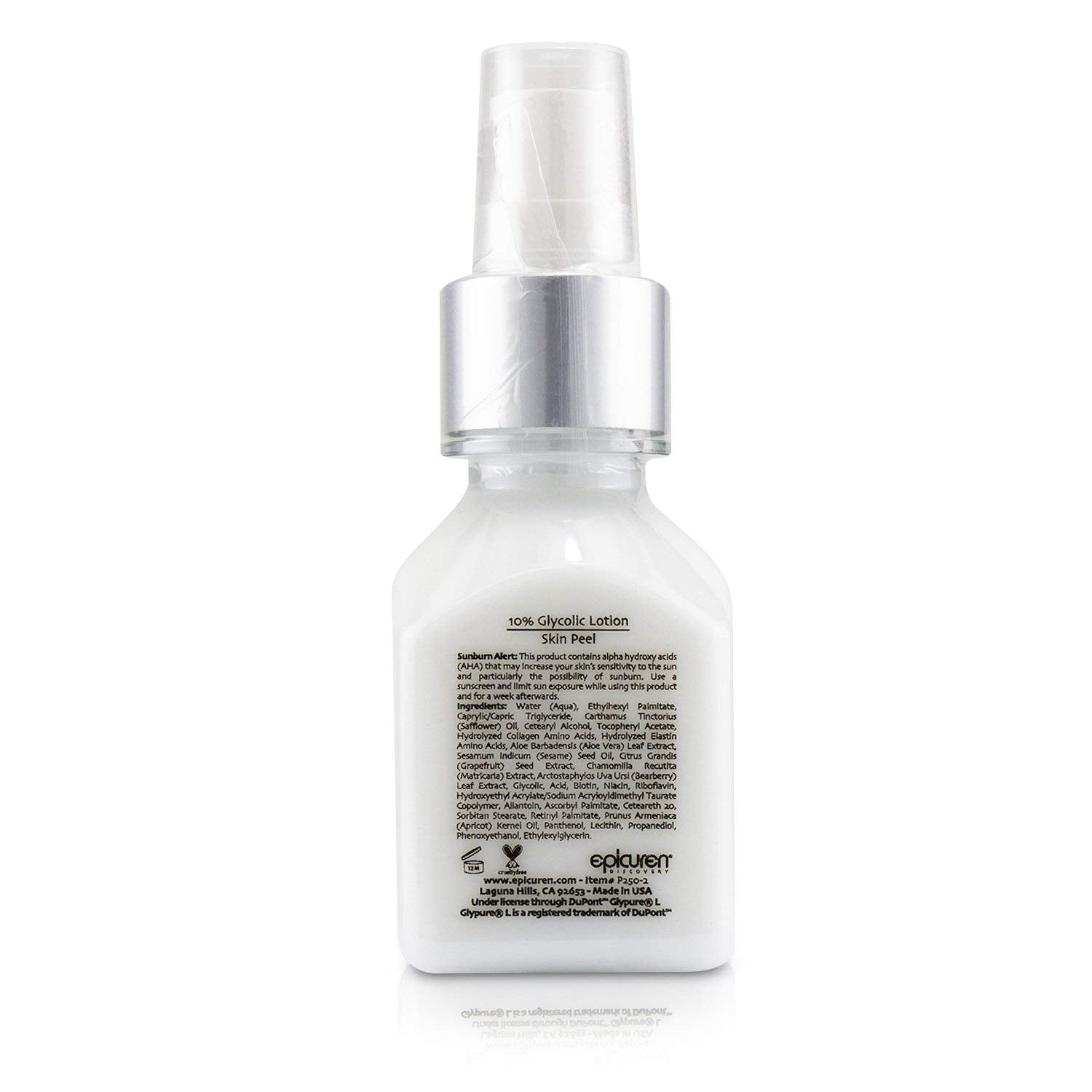 Epicuren Discovery Glycolic Lotion Skin Peel, 2 Fl Oz White