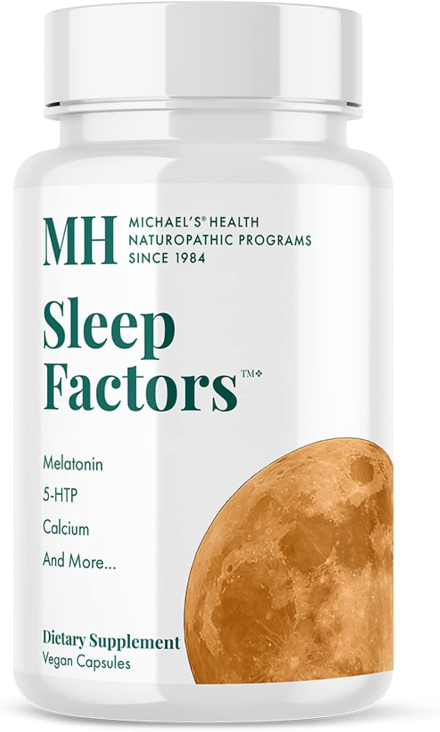 Michael'S Health Naturopathic Programs Sleep Factors - 90 Vegan Capsules - Contains 5-Htp & Melatonin - With Calcium & Magnesium - Kosher - 30 Servings